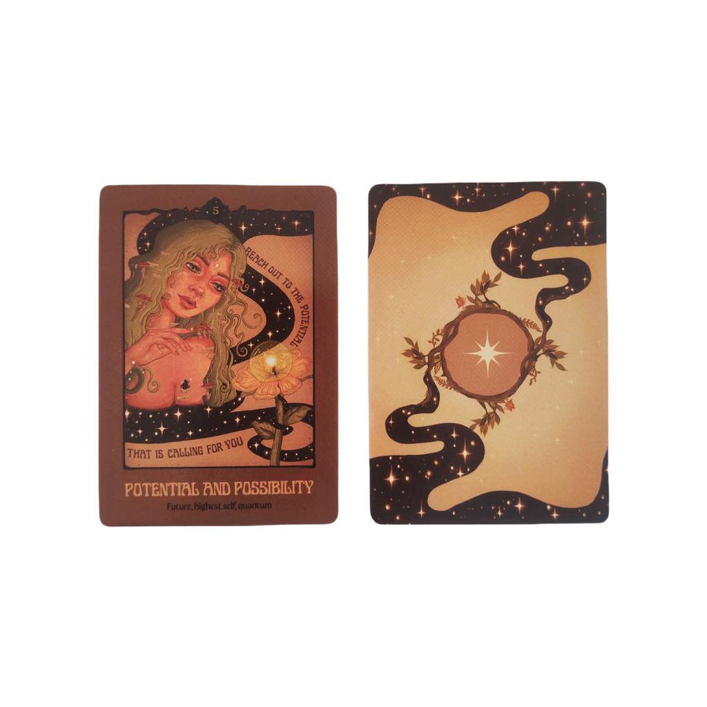 10.4*7.3cm Magical Spirit Oracle Deck: The Brilliance of You 44 Pcs Cards
