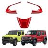 Kylorune Custom Steering Panel Garnish for Jimny and Jimny (Red) Jimny, Nomad, Sierra, JB64/JB74W/JC74