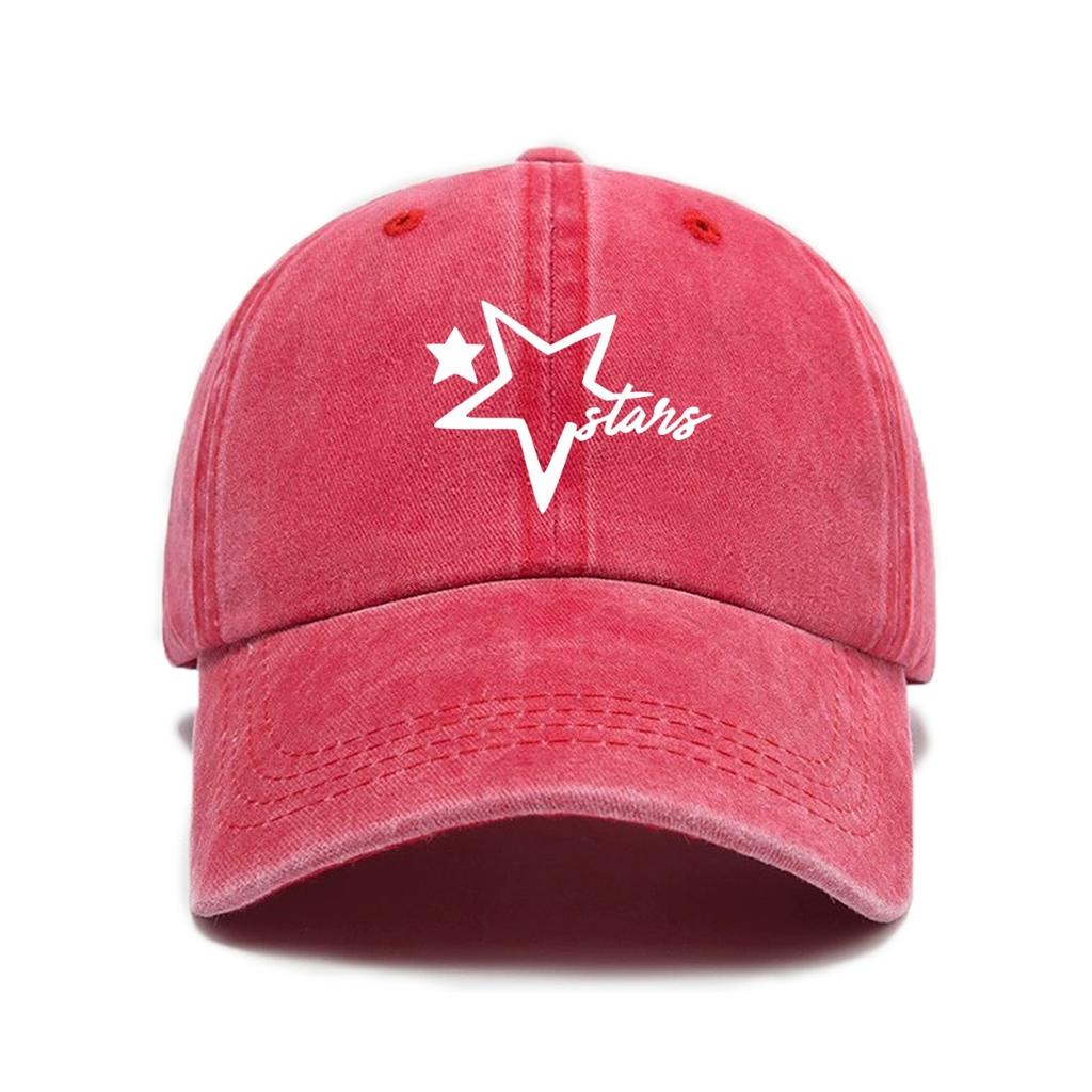 Trendy American-style Printed Peaked Cap, the Same Style for Men and Women, a Must-have Sports Baseball Cap