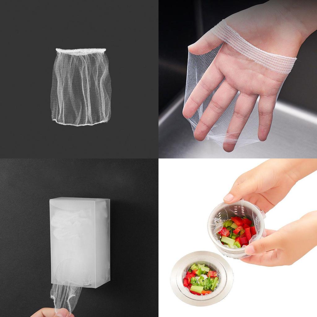 High-quality Sink Filter Screen Kitchen Sewer Disposable Basket Garbage Net Bag
