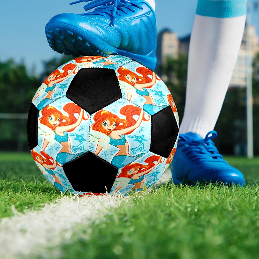 Pallone da Calcio Winx Club Taglia 5, Adatto per Partite Indoor e Outdoor, un Regalo Adatto a Tutti.