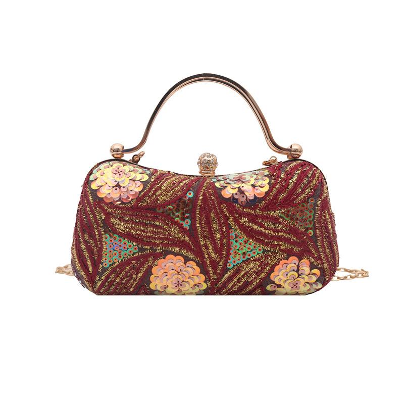 

Fashion Evening Shoulder Bag Bridal Clutch Banquet Party Wedding Elegant Handbag Female Purse Hasp Tote Chain Women Handbag