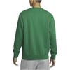 Nike Club Fleece Crew Neck Sweatshirt With Lettering Men Tops Green FN2611-365