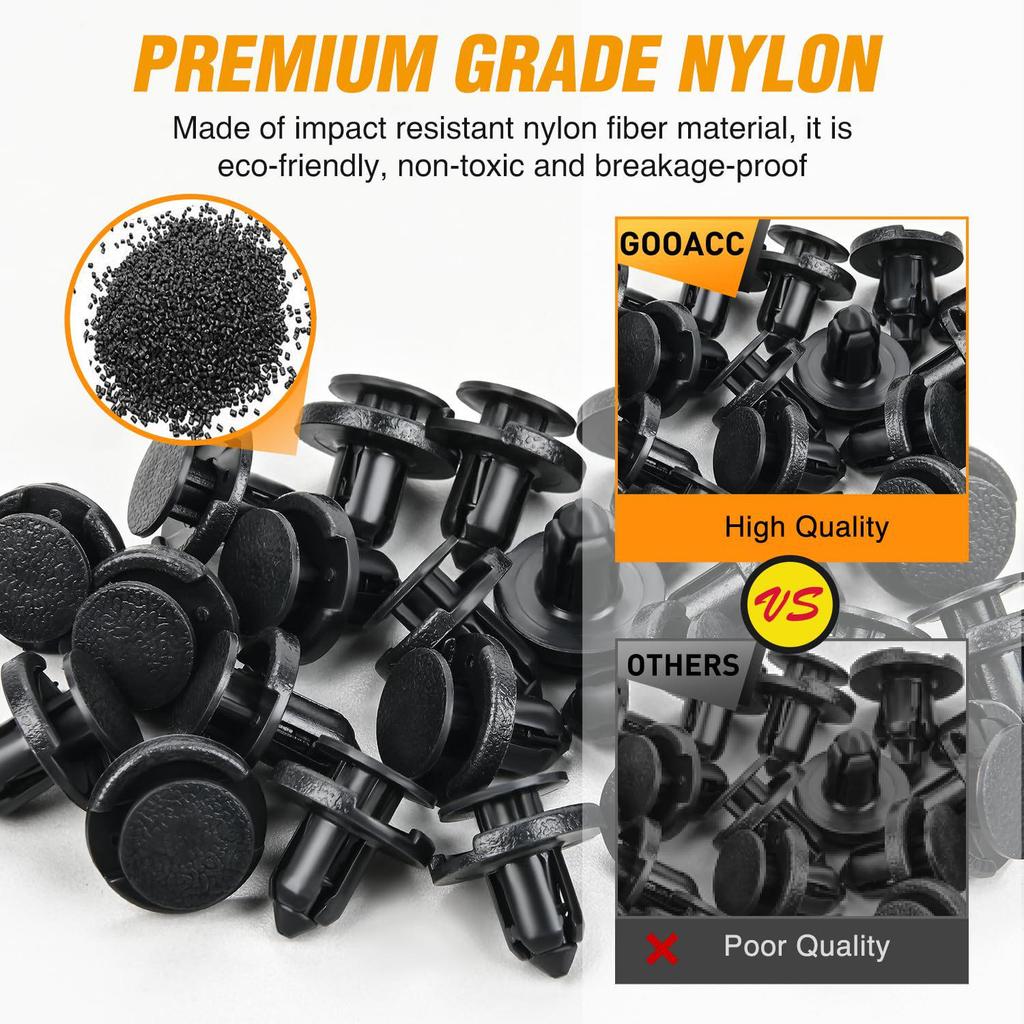 Toyota Lexus Nissan Fender Bumper Clips 90467-08185 01553-09611