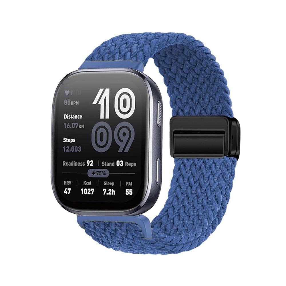 Strap for Amazfit bip 6 5 Watch Band Braided Magnetic Bracelet Correa amazfit GTR 3 4 Pro GTS 3 4 mini stratos balance 20mm 22mm