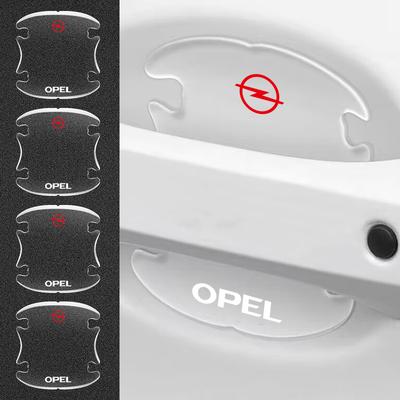 4 Stück Transparente Auto-Türgriffschalen-Schutzfolie Kratzfester Aufkleber für Insignia Astra Antara Meriva Zafira H G Corsa