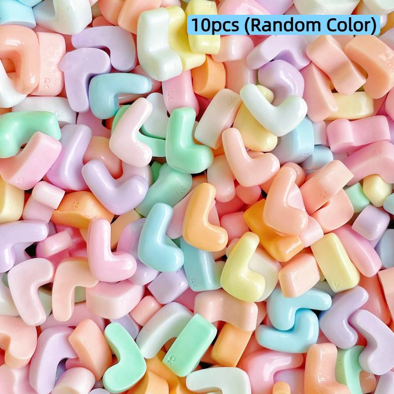 Handmade Mini Letter Charms Cute Diy Phone Cases Hair Clips Shoes Accessories Random Color