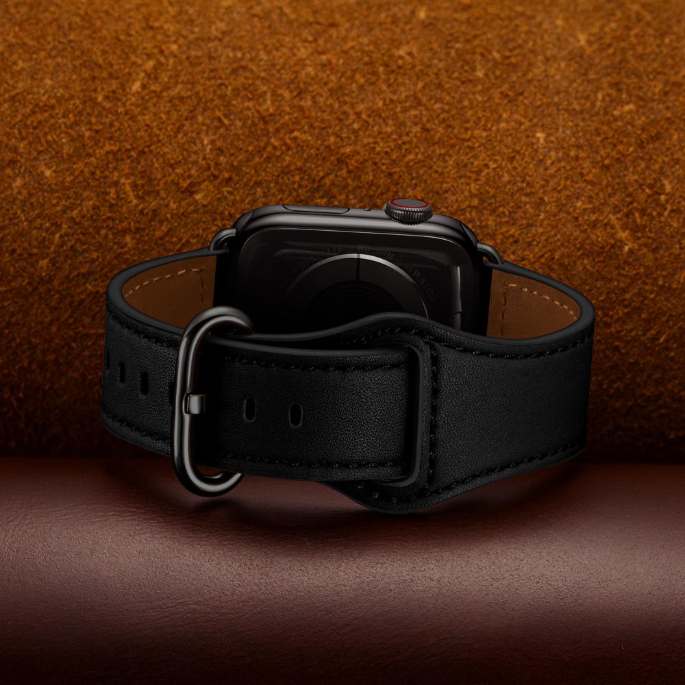 Echtes Lederarmband für Apple Watch Band 44mm 45mm 42mm Luxus-Uhrenarmband für IWatch Serie 7 3 4 5 6 Se 4 Mode-Uhrenarmband