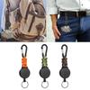 Retractable Keychain, IDs Badge Reel Retractable Badge Holder Steel Cord Keyring