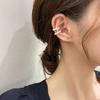 Orecchini a Clip C-shaped Eleganti in Perle Sintetiche Coreane da Donna, Anello per Orecchio Senza Foratura, Orecchini Minimalisti, Gioielli alla Moda