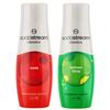 Set of 2 SodaStream Cola+Lemon-Lime Concentrates