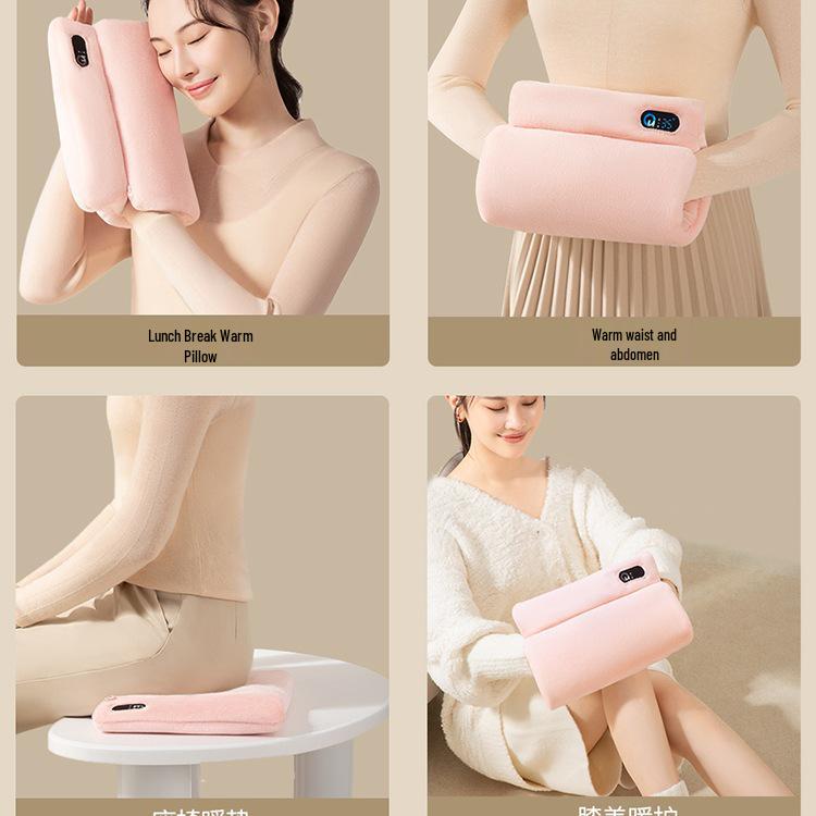Rainbow Electric Heating Hand Warmer & Hot Water Bottle - Portable and Explosion-Proof
