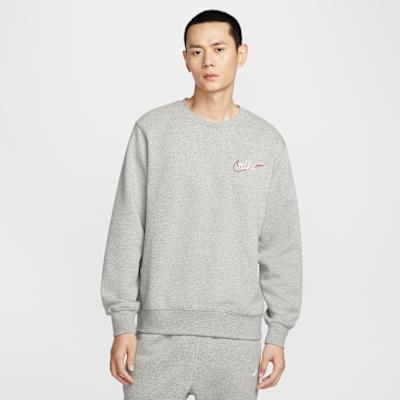 Nike Sweatshirts Men s Gray Crew Neck Moderate Other XS