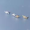 Rhinestone Lightning Ear Studs: S925 Sterling Silver, Sparkling Mini Ear Accessories for Women.