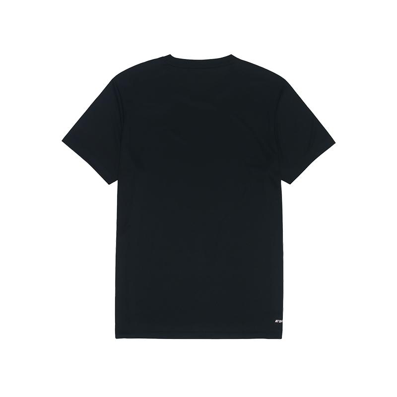 LiNing Customizable Training Series Floral Embroidery Breathable Short Sleeve T-Shirt Unisex Tops Black ATSS463-1(TEAM702-3.4.23)