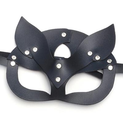Sexy Cat Face Half Mask Halloween Cosplay Pu Leather Masquerade Carnival Party Masks