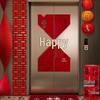 Wedding Double Happiness Door Stickers for Hotel and Community Entrances