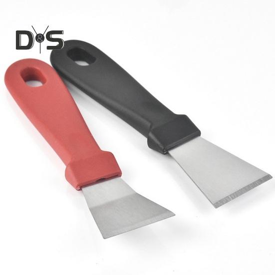 1 Set Wire Brush Oven Scraper Set Anti-scratch Anti-slip Handle Smooth Stainless Steel Grease Remover Gap Cooker Hood Hearth Kitchen Cleaning Tool
