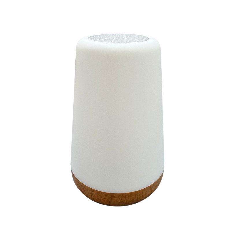 Remote Control Touch-Charge Bedside Lamp with Colorful Ambient Lighting