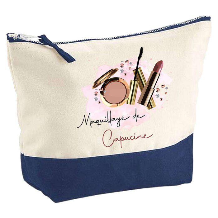 Trousse de maquillage - PLANETEE - le Maquillage de Capucine - Grand format - Coton - Impression sublimation HD