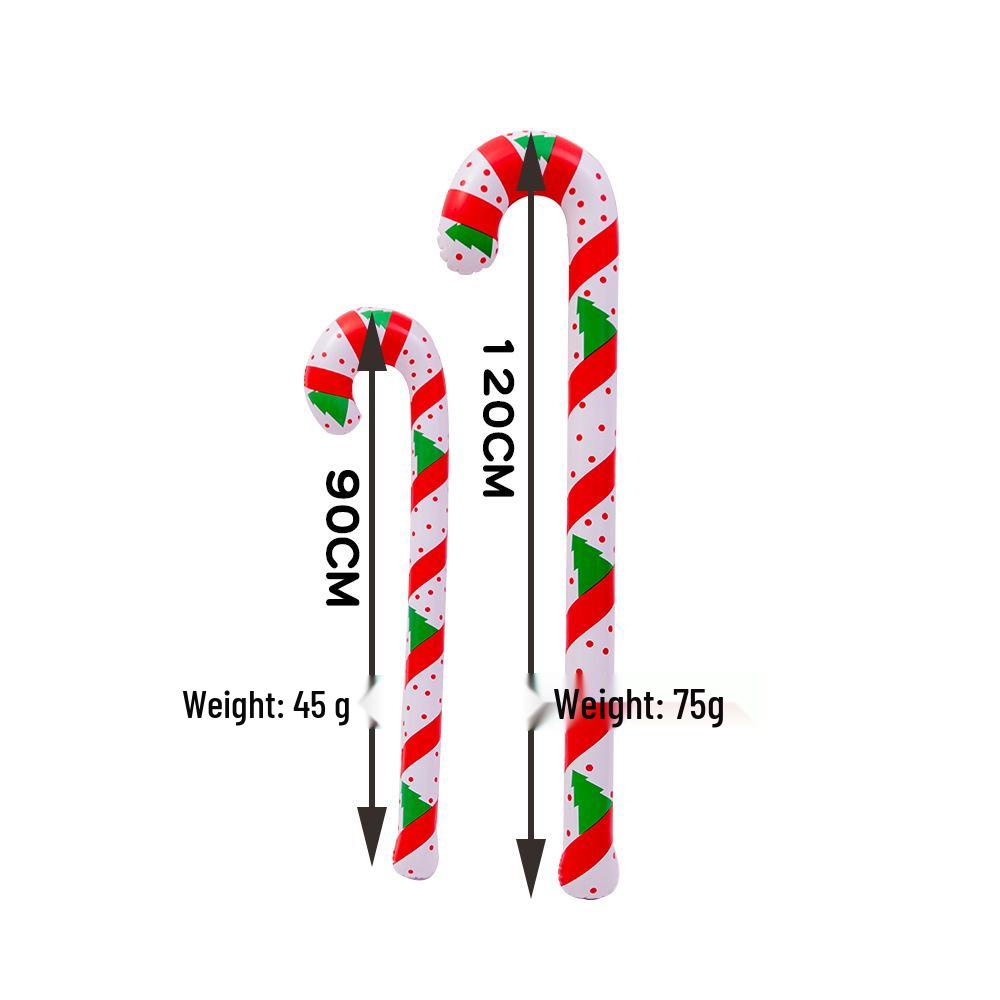 PVC Inflatable Christmas Candy Cane Decoration for Kids