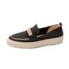 Japanese Princess Shoes Fisherman Shoes Single Shoes Knitted Woven Shoes Flying Woven Flat Pearl One Pedal Loafers Women