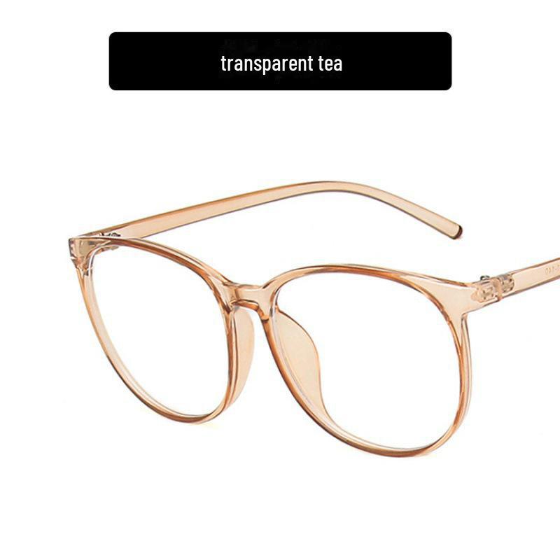 Fashion Large Frame Blue Light Blocking Glasses - Celebrity Style, Rx-Compatible for Myopia.