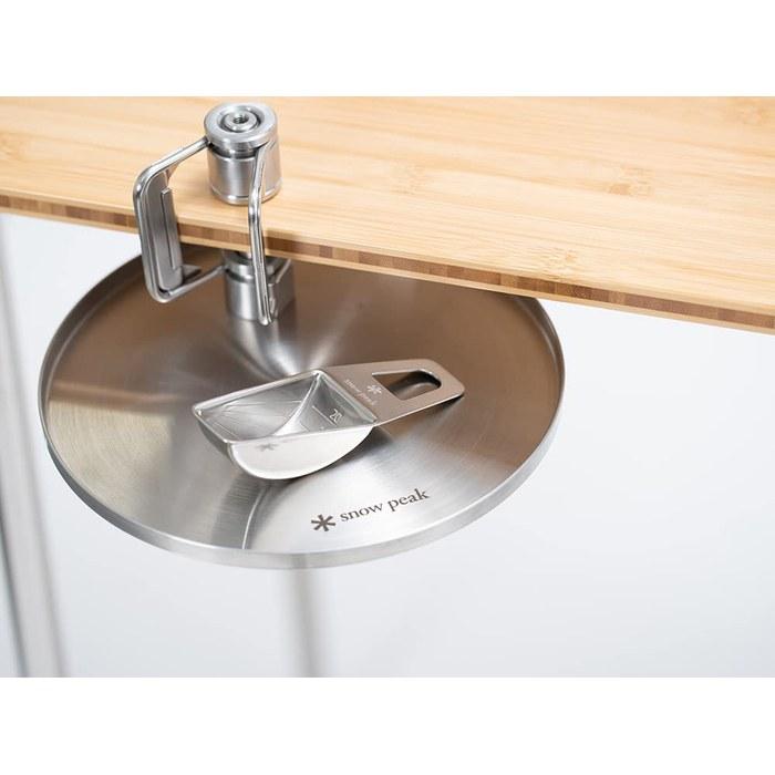 Snow Peak IGT Tabletop Architect Side Tray CK-304 Silver 200x28mm