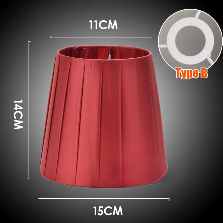 14cm Small Glass Chandelier Lamp Shades, Modern Wall Lasmp Cover, Clip on  for Bedrooms Living Room