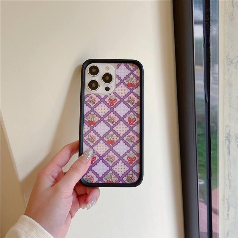 Waterproof Phone Case IPhone 17 Pro Max 16 15 14 Plus 13 12 Cherry Strawberry Flower Anti-drop