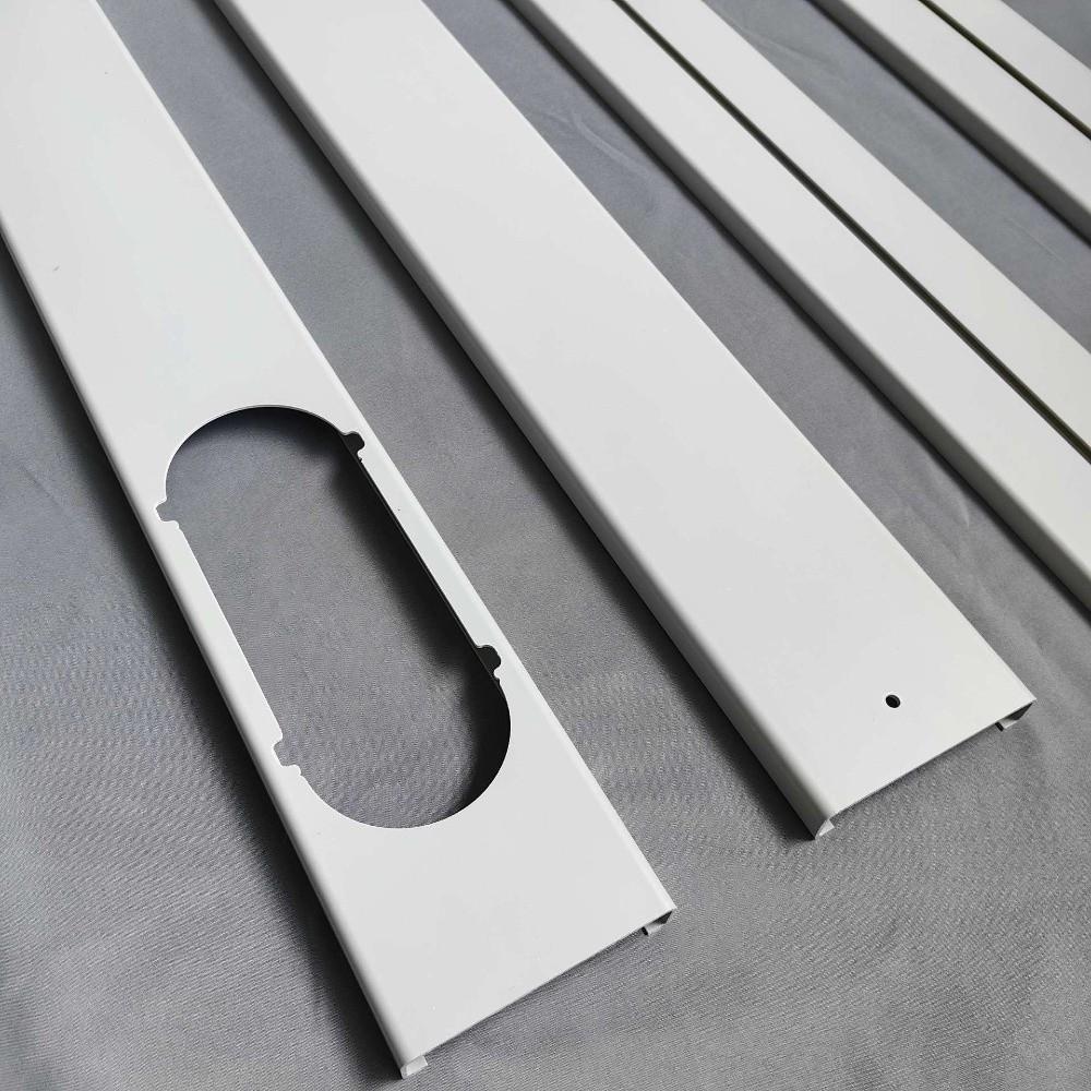 Retractable Air Conditioner Window Vent Kit AC Wind Block Seal Plate Home Sliding Window