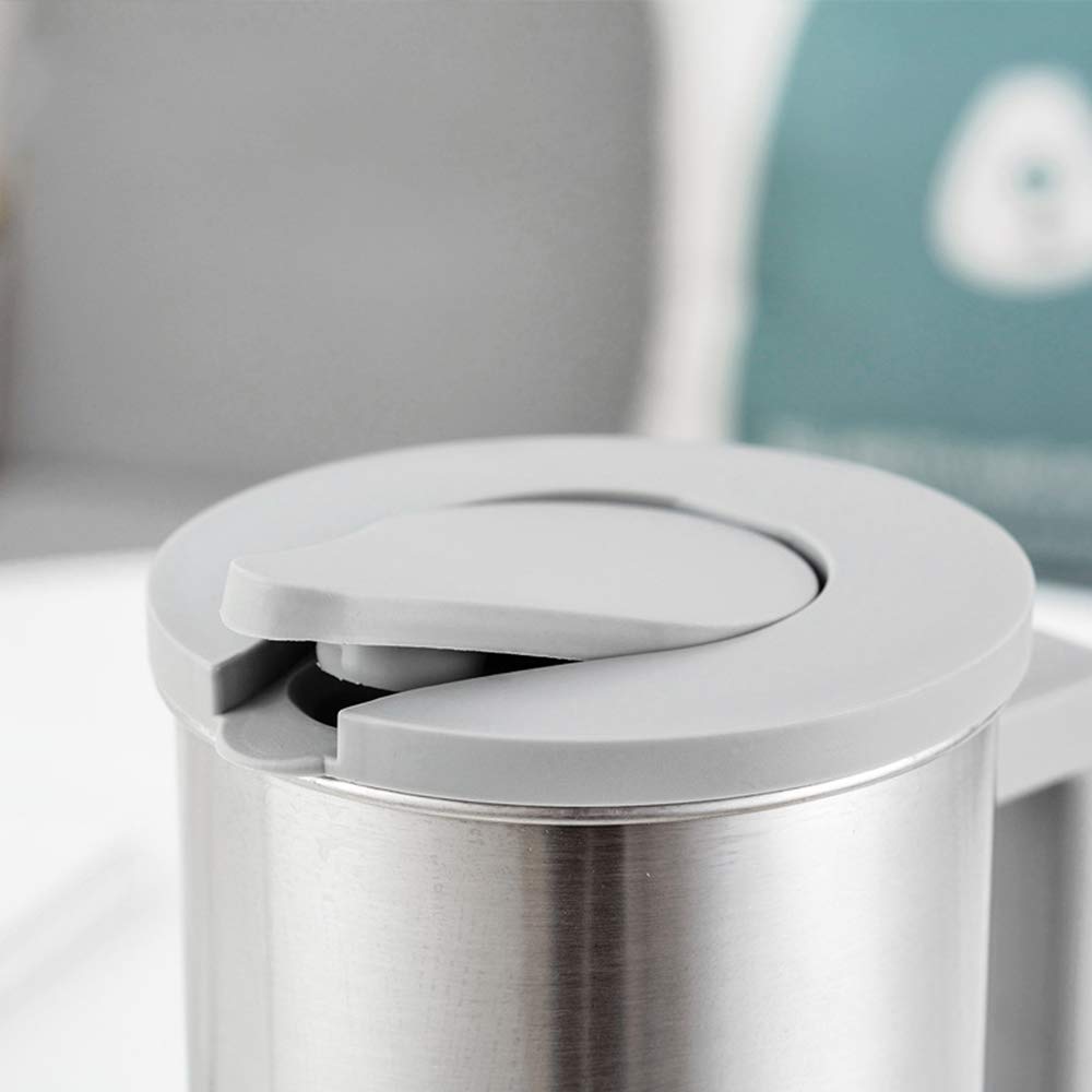 The 1.8-liter stainless steel thermos pot with lid can hold water, coffee, juice, iced tea, milk, etc., suitable for catering establishments and hous