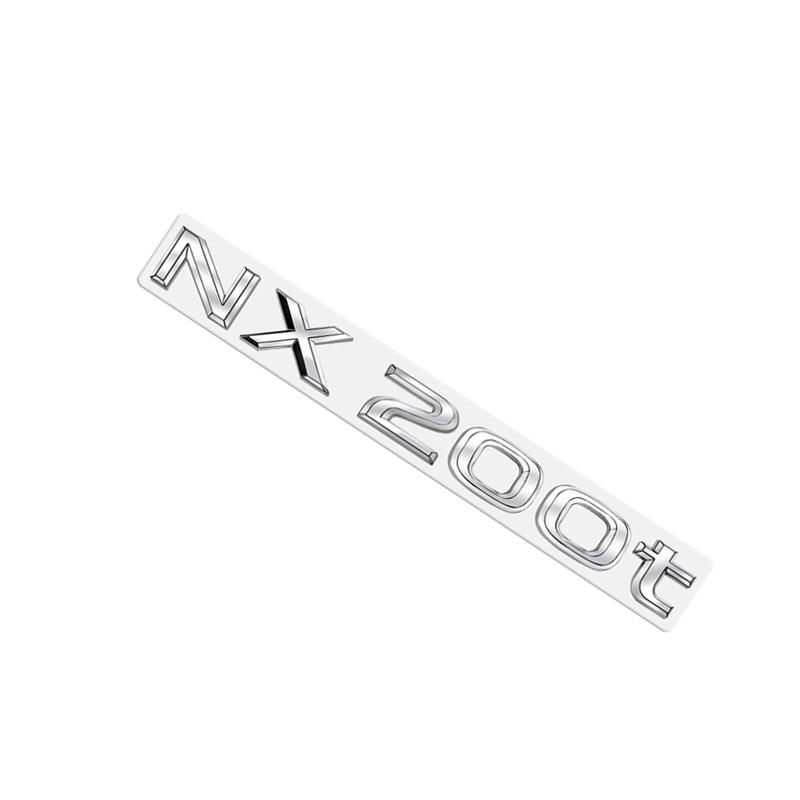 Metal Emblem Car Sticker Badge Decal Body Trunk Decor for Lexus Hybrid GS300 GS430 GS460 GX400 NX300 RX300 Chrome Silver