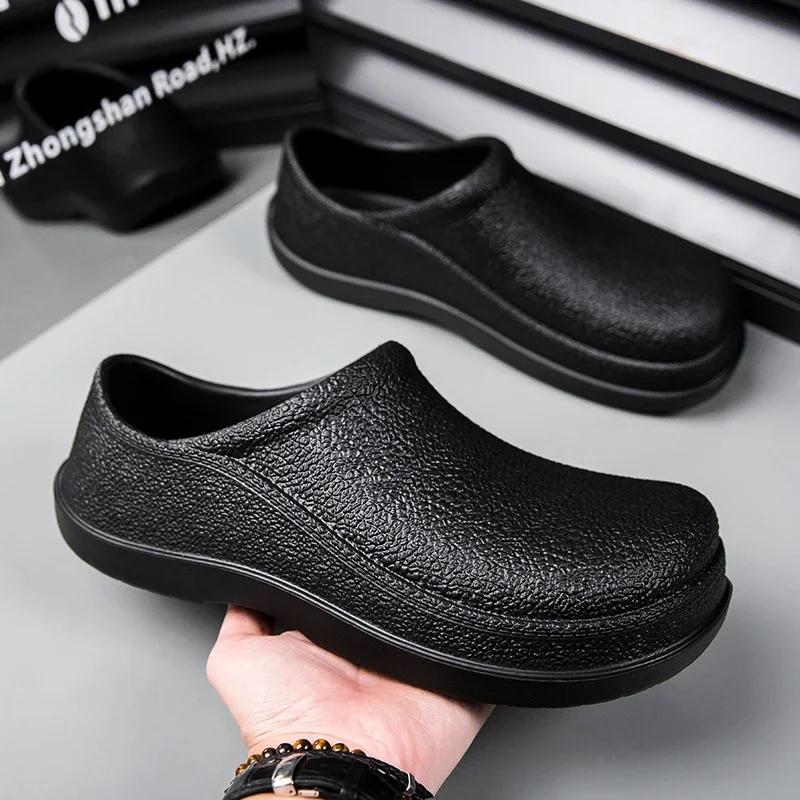 

Водонепроникне маслостійке чоловіче взуття для шеф-кухаря Легкі повсякденні тапочки Взуття для лікаря та медсестри Модні босоніжки Eva Garden Пляжне аква-взуття 40