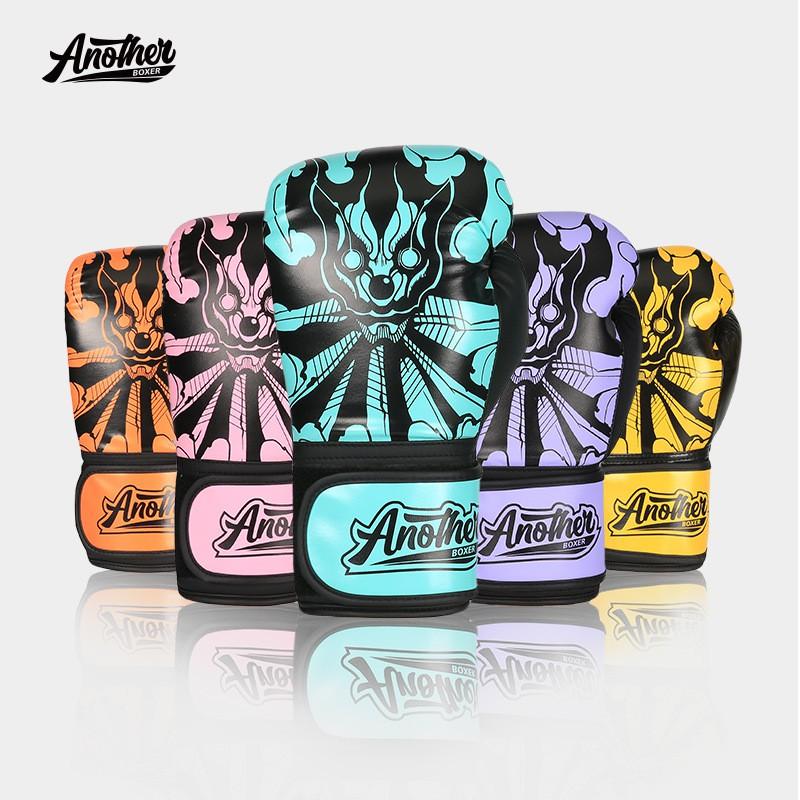 Guantoni da Boxe per Adulti Muay Thai Kickboxing Allenamento Sacca da Pugno Uso Pesante Pelle PU 10oz 12oz 14oz 16oz
