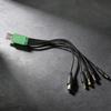 5V USB To 5.5x2.1mm 4.0x1.7mm 2.0x0.6mm 2.5x0.7mm 3.5x1.35mm Charging Cable for Electric Toothbrush Desk Lamp Use