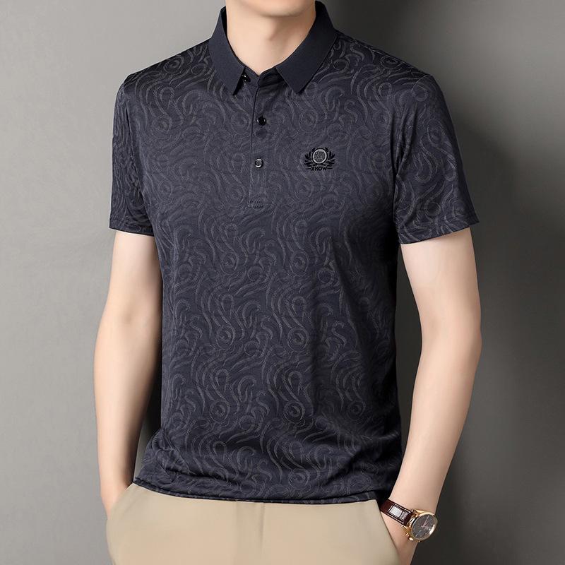 2025 Trendy Summer Polo Shirt: Lightweight, Soft, Handsome Casual Lapel Style for Men