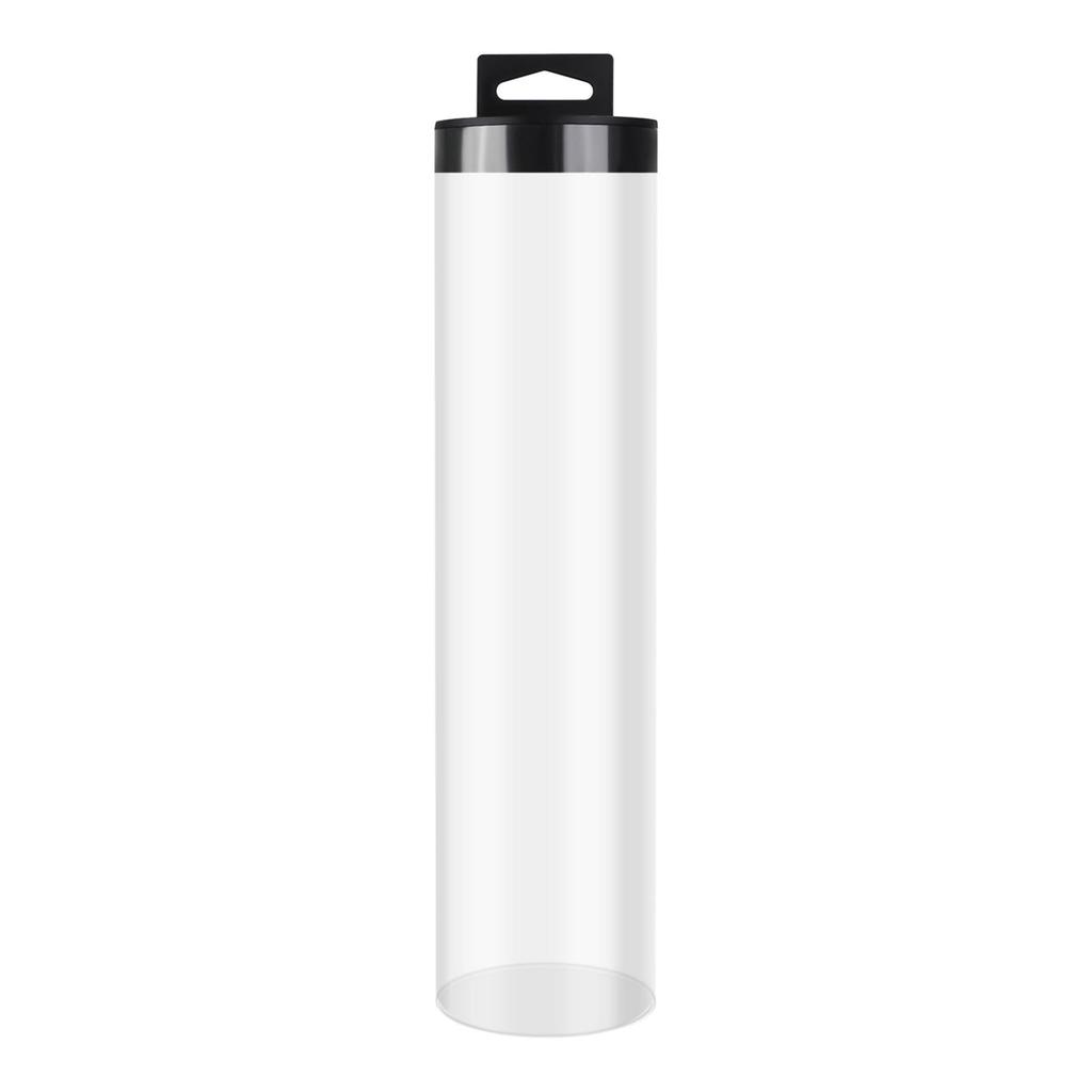 Tennis Ball Can Holder Portable Clear Storage Cylinder Organizer With Lid Practical Design