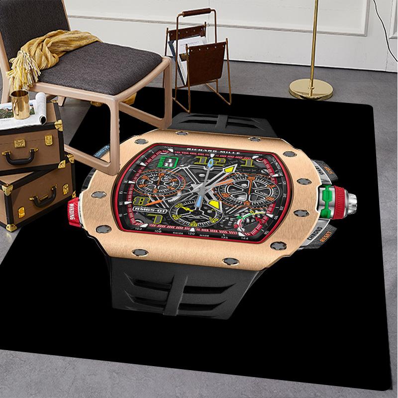 Swiss watch R-Richard Miller printed carpet high-end watch dial floor mat living room sofa room decorative art rugs