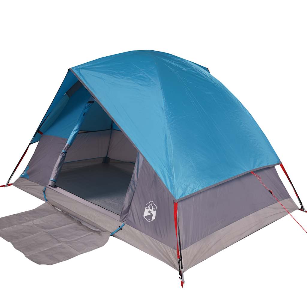 Vidaxl Tourist Tent, Dome, 2-Person, Blue, Waterproof