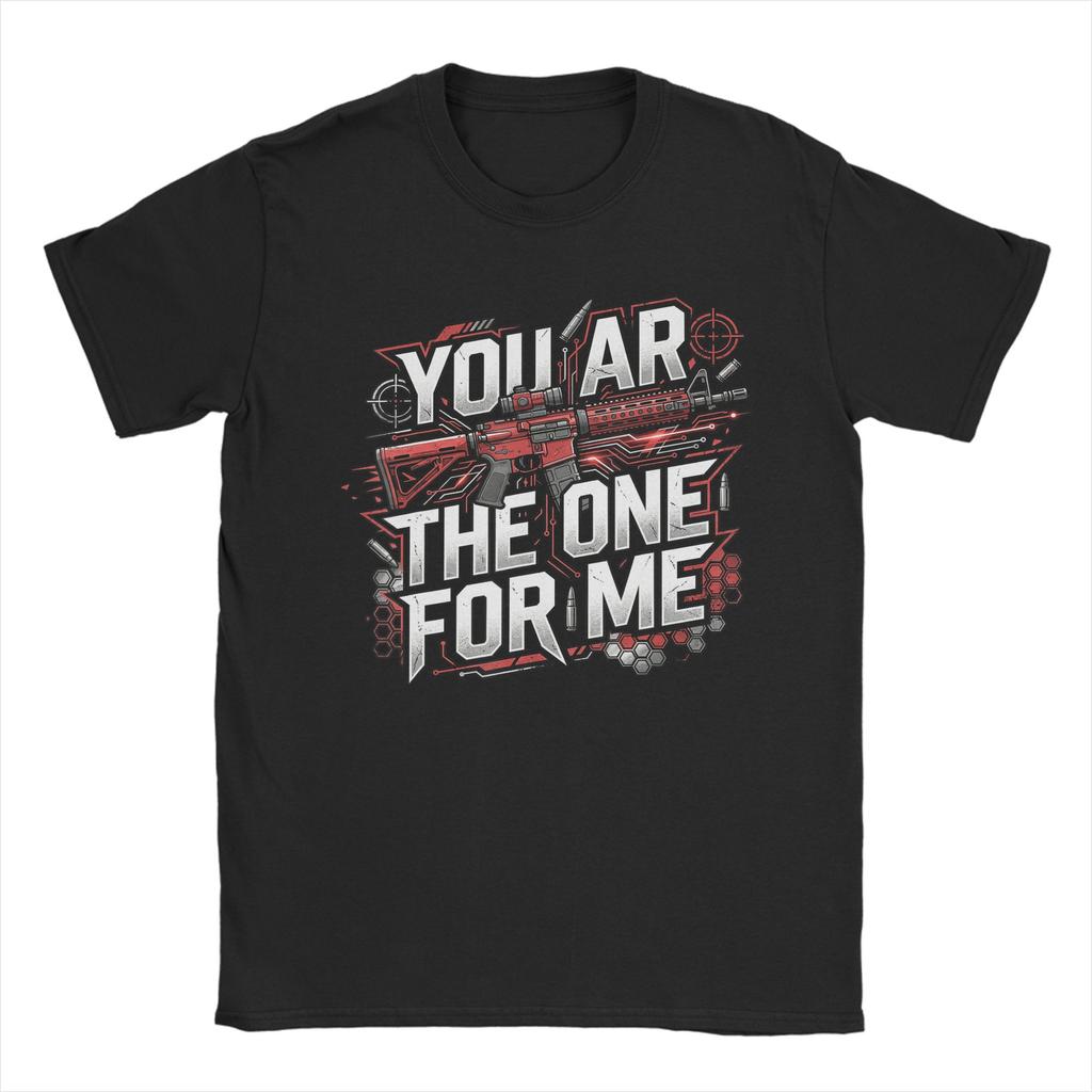 Valentine You Ar The One for Me T Shirt Summer Cotton T Shirts For Unisexs Harajuku Pattern Tshirt ShortSleeved Funny Tees