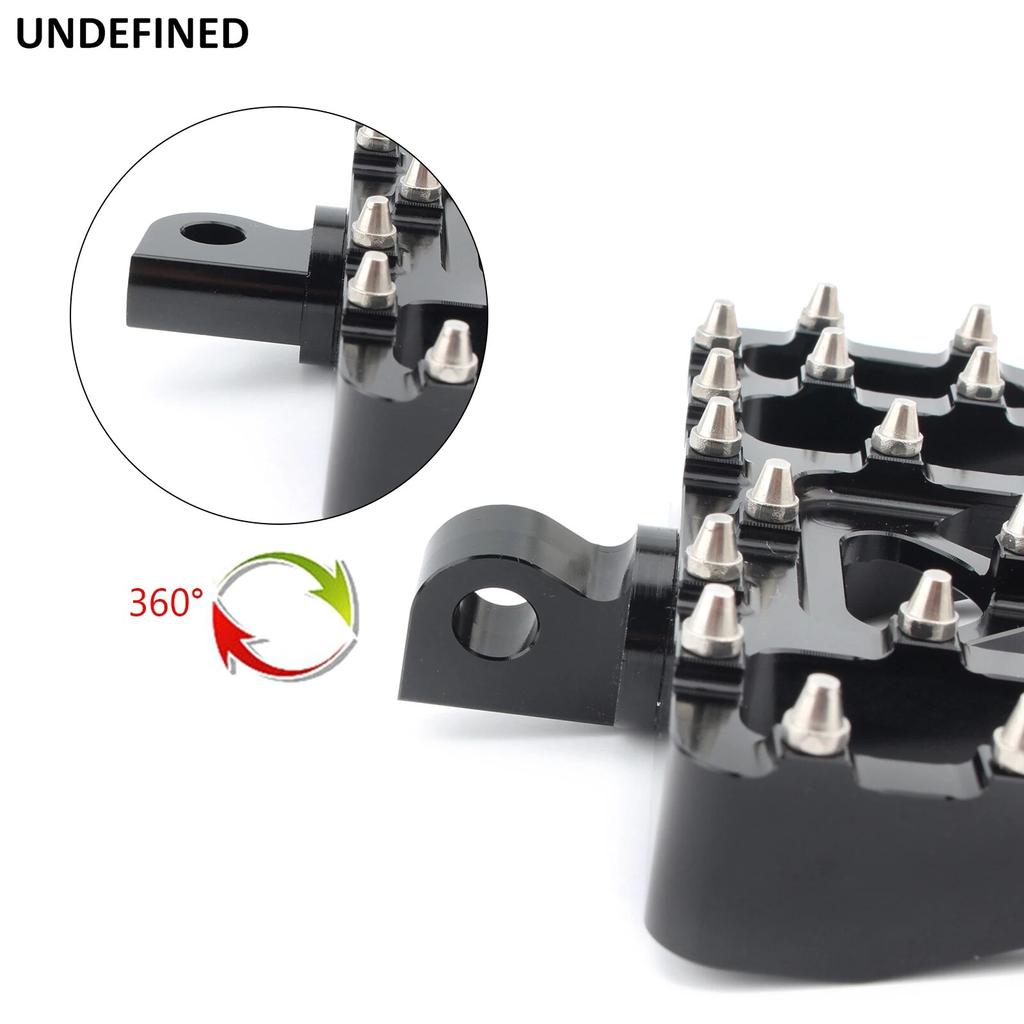 MX Foot Pegs Mini Offroad Floorboards Non-Slip Pedals Bobber Chopper Style For Harley Touring Sportster 883 Dyna FXDF Softail