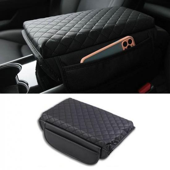 Car Accessories Armrest Cushion Cover Center Console Box Pad Leather Protector