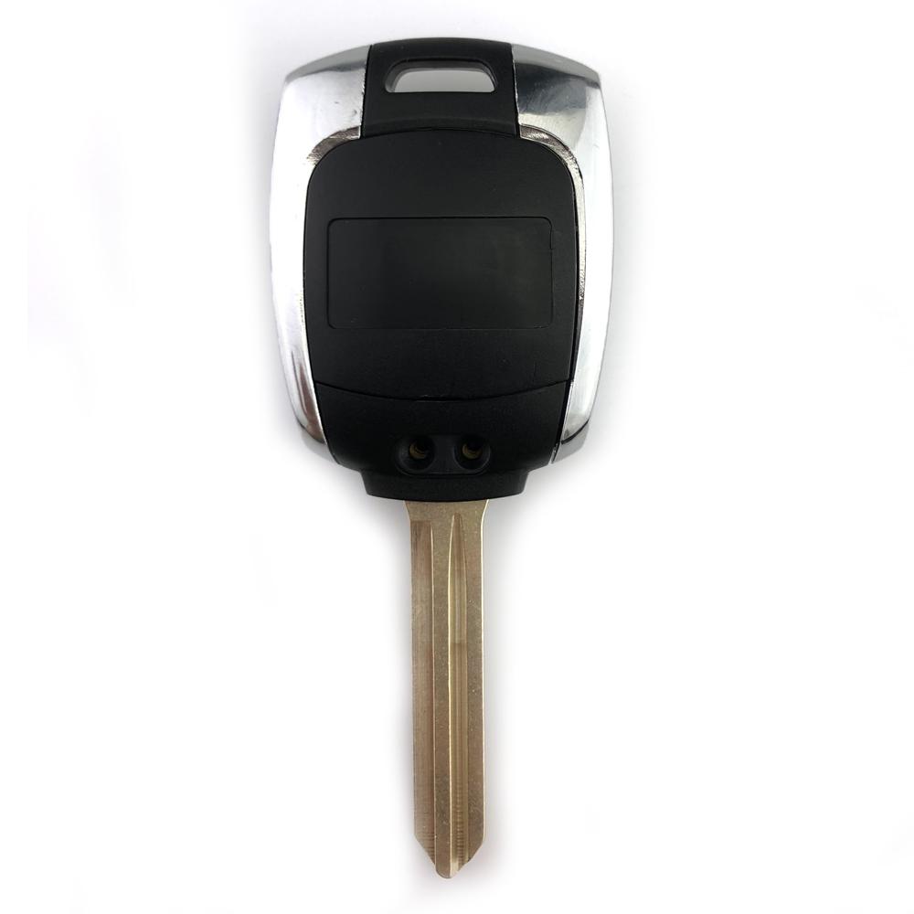 YIQIXIN Remote Car Key Shell Cover Case For Ssangyong Actyon Kyron Rexton Korando 2012 Action 2012 2 Buttons No Logo Uncut Blade