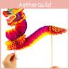 Vibrant New Year Paper Dragon Dance Diy Toy Charming Wedding Party Decoration Prop