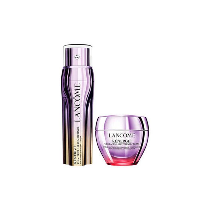 Lancôme Skin care set Three-dimensional Firming and Sculpting Set, Three Tubes of Essence + Sculpting Cream, Lightening of Wrinkles, Double Anti-Aging белый
