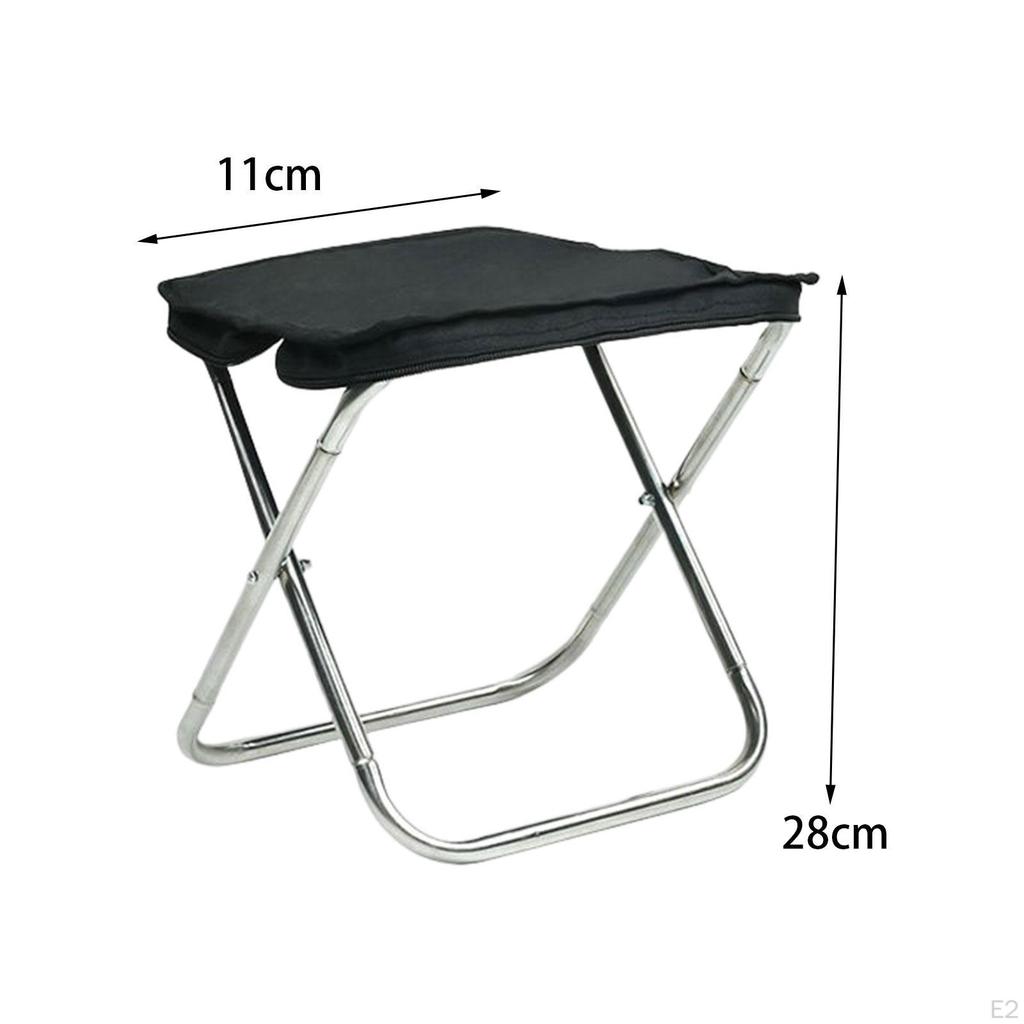 Outdoor Foldable Stool Strong Load Capacity Lightweight Mini Size Portable Collapsible Fishing Chair