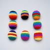 Lot de 6 Footbags Tissés à la Main au Crochet pour Jeux de Jonglage, de Coordination et Activités Extérieures