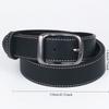 Unisex Simple Versatile Pin Buckle Belt Fashion Jeans Versatile Black Belt