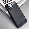 Carbon Fiber Brushed Cover for Iphone 18 Pro Max 17 17E 16 15 14 16e iphone17 13 12 Pro 11 15 plus Iphone18 Best Protection Case